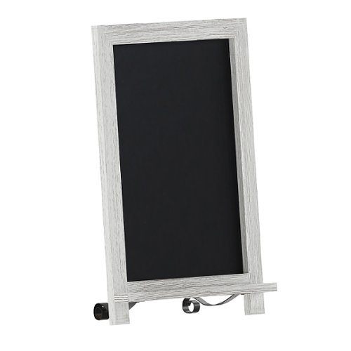 Alamont Home - Canterbury 12"W x 1.88"D x 17"H Magnetic Tabletop Chalkboard - White Wash