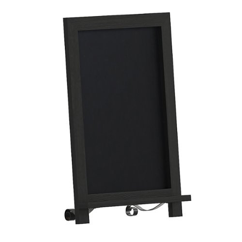 

Flash Furniture - Canterbury 12"W x 1.88"D x 17"H Magnetic Tabletop Chalkboard - Black