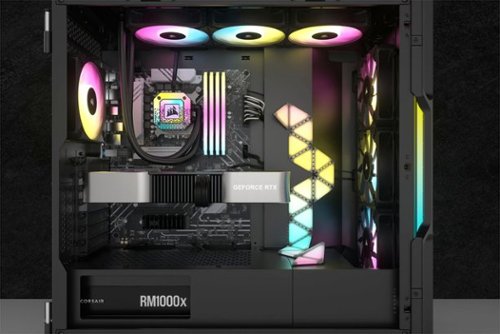 CORSAIR H150i ELITE LCD XT 、QL120RGB セット iCUE H150i ELITE LCD XT Display Liquid CPU Cooler