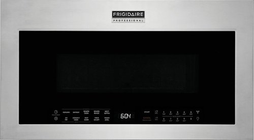 Frigidaire - Professional 1.9 Cu. Ft. Over-the Range Microwave with Air Fry - Stainless Steel