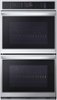 LG - 30" Built-In Electric Double Wall Oven with Steam Sous Vide - Stainless Steel-Front_Standard 
