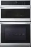 Front. LG - 30" Built-In Electric Convection Combination Wall Oven with Microwave and Steam Sous Vide - Printproof Stainless Steel.