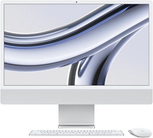 Apple - iMac 24" All-In-One - M3 chip - 8GB Memory - 256GB (Latest Model) - Silver