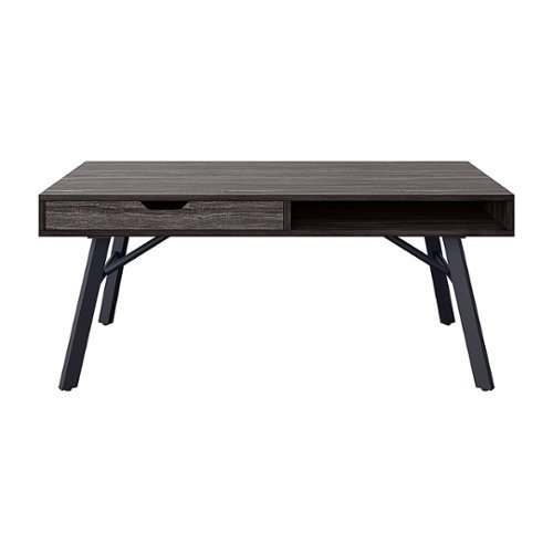 

CorLiving - Auston Wood Grain Finish Coffee Table - Grey