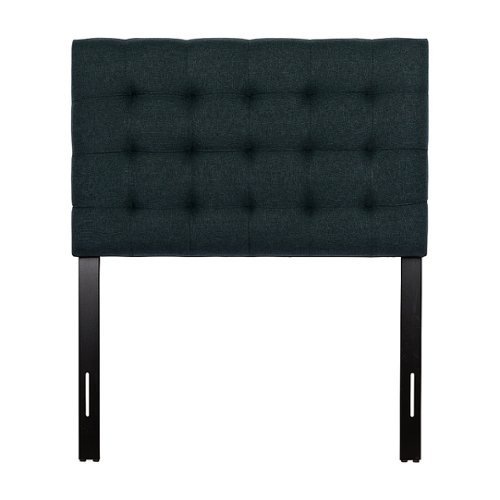 

CorLiving - Valencia Square Tufted Upholstered Twin Headboard - Blue