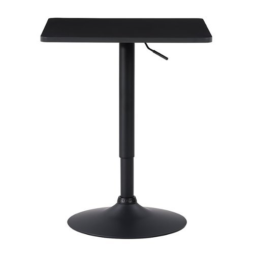 

CorLiving - Square Adjustable Pedestal Dining Table - Black
