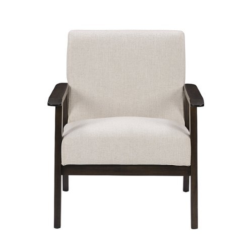 

CorLiving - Greyson Wood Armchair - Beige