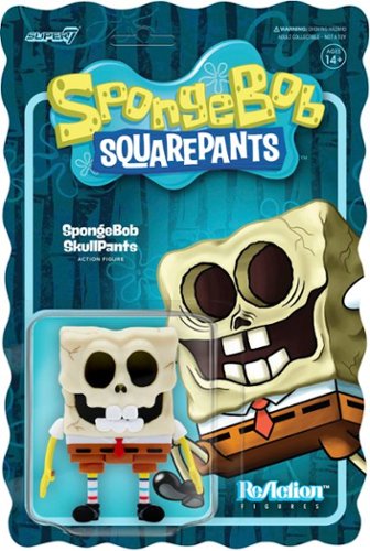 

Super7 - ReAction 3.75 in Plastic SpongeBob SquarePants - SkullPants SpongeBob