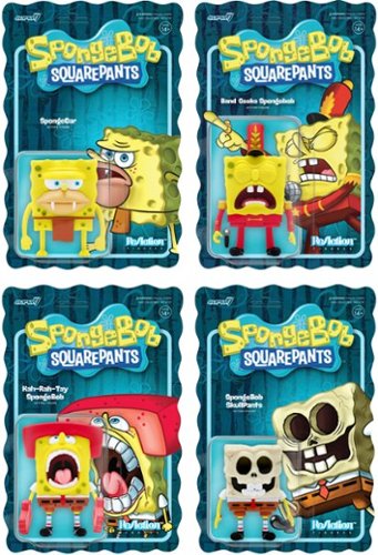 Super7 ReAction 3.75 in Plastic SpongeBob SquarePants - Kah-Rah-Tay SpongeBob HOW TO BUY