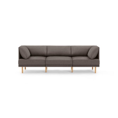 

Burrow - Contemporary Range 3-Seat Sofa - Heather Charcoal