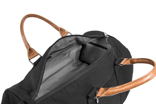 PKG Bishop 42L Recycled Duffle Bag - Black/Tan GLOBAL SHIPPING