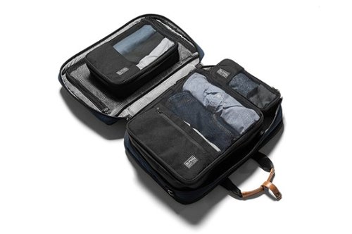 PKG Union Recycled Packing Cubes 3 Pack - Black/Tan WORLDWIDE DELIVERY