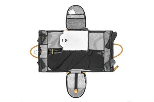 PKG Rosedale 41L Recycled Garment Duffle Bag - Navy/Tan GLOBAL SHIPPING