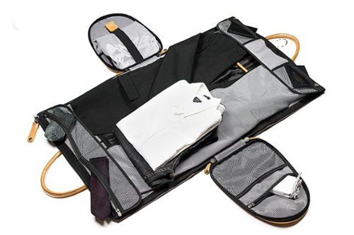 PKG Rosedale 41L Recycled Garment Duffle Bag - Grey/Tan WORLDWIDE DELIVERY