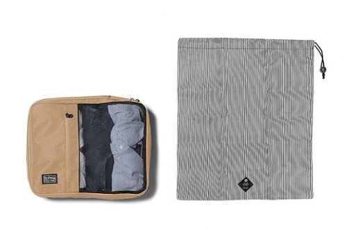 PKG Union Recycled Packing Cubes 3 Pack - Ginger Root/Tan WORLDWIDE DELIVERY