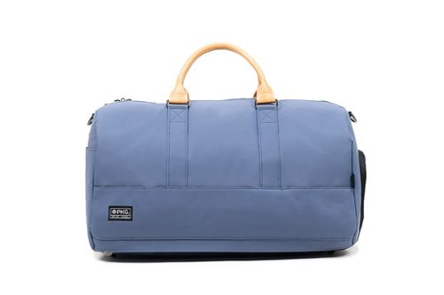 PKG Bishop 42L Recycled Duffle Bag - Blue/Light Tan WORLDWIDE DELIVERY