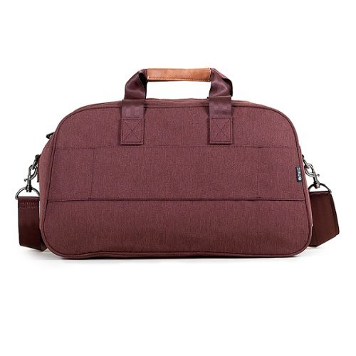 PKG Westmount 26L Recycled Duffle Bag - Rum Raisin/Tan WORLDWIDE DELIVERY