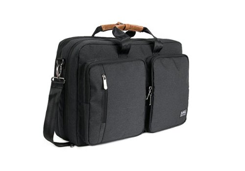 PKG - Trenton 31L Recycled Messenger Bag with Garment Compartment - Grey/Tan