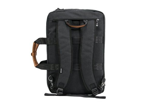 PKG Trenton 31L Recycled Messenger Bag with Garment Compartment - Grey/Tan GLOBAL SHIPPING