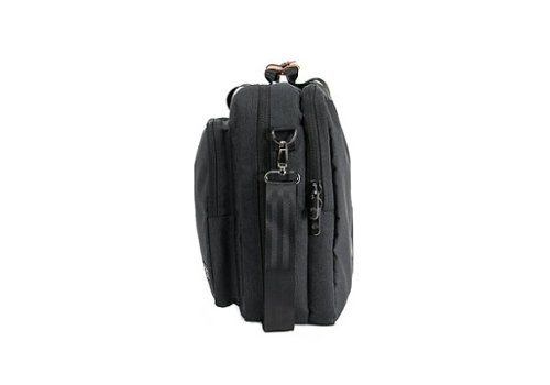 PKG Trenton 31L Recycled Messenger Bag with Garment Compartment - Grey/Tan HOW TO BUY