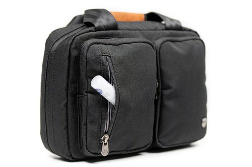 PKG Simcoe Recycled Toiletry Bag - Black/Tan WHERE TO BUY