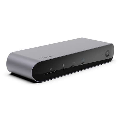 Belkin Thunderbolt 4 Docking Station, USB-C Hub Docking Station for MacBook & Window, 90W PD, Thunderbolt 4 Cable Included - Grey WORLDWIDE DELIVERY