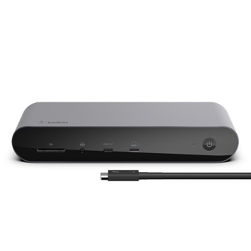 Belkin Thunderbolt 4 Docking Station, USB-C Hub Docking Station for MacBook & Window, 90W PD, Thunderbolt 4 Cable Included - Grey HOW TO BUY