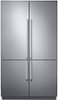 Dacor - Panel Kit for 48" French Door Refrigerators (DRF48*) - Silver Stainless Steel-Front_Standard