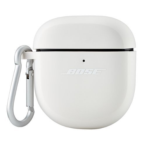 

Bose - Silicone Case Cover for QuietComfort Earbuds II - Soapstone