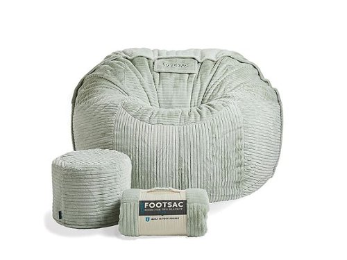 

Lovesac - Sea Mist Channeled Phur Supersac Bundle