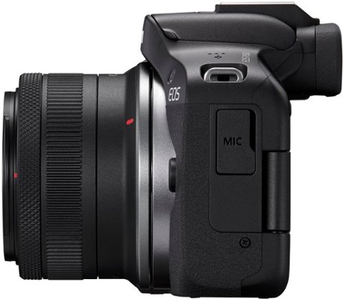 Canon EOS R50 4K Video Mirrorless Camera with RF-S18-45mm f/4.5-6.3 IS STM Lens - Black GLOBAL SHIPPING