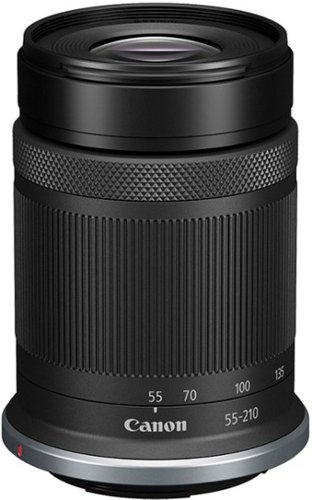 Canon RF-S55-210mm F5-7.1 IS STM Telephoto Zoom Lensfor EOS R-Series Cameras - Black GLOBAL SHIPPING