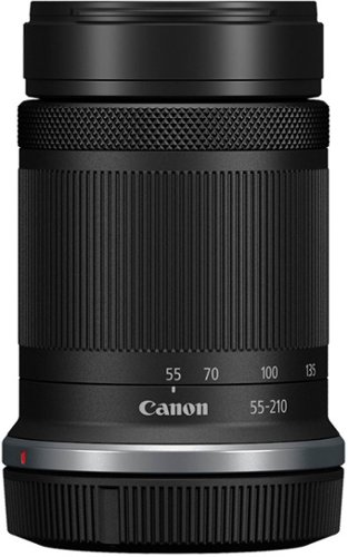 Canon RF-S55-210mm F5-7.1 IS STM Telephoto Zoom Lensfor EOS R-Series Cameras - Black WORLDWIDE DELIVERY
