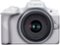 Canon - EOS R50 4K Video Mirrorless Camera with RF-S18-45mm f/4.5-6.3 IS STM Lens - White-Front_Standard
