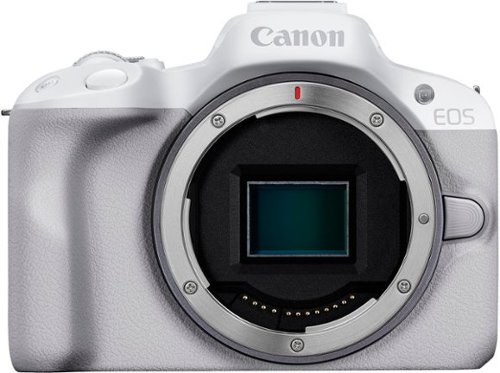 Canon EOS R50 4K Video Mirrorless Camera with RF-S18-45mm f/4.5-6.3 IS STM Lens - White SHOP ONLINE