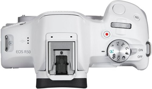 Canon EOS R50 4K Video Mirrorless Camera with RF-S18-45mm f/4.5-6.3 IS STM Lens - White WORLDWIDE DELIVERY