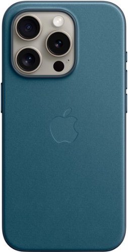 

Apple - iPhone 15 Pro FineWoven Case with MagSafe - Pacific Blue
