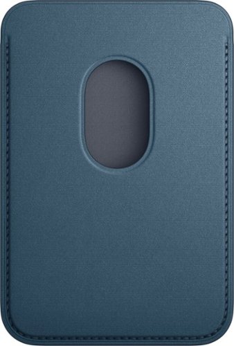 Apple - iPhone FineWoven Wallet with MagSafe - Pacific Blue