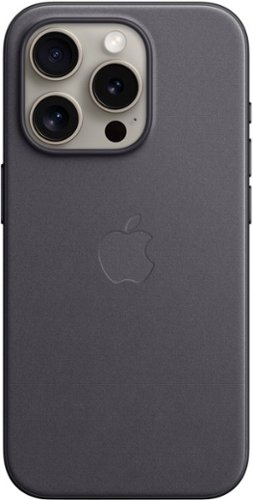 Apple - iPhone 15 Pro FineWoven Case with MagSafe - Black