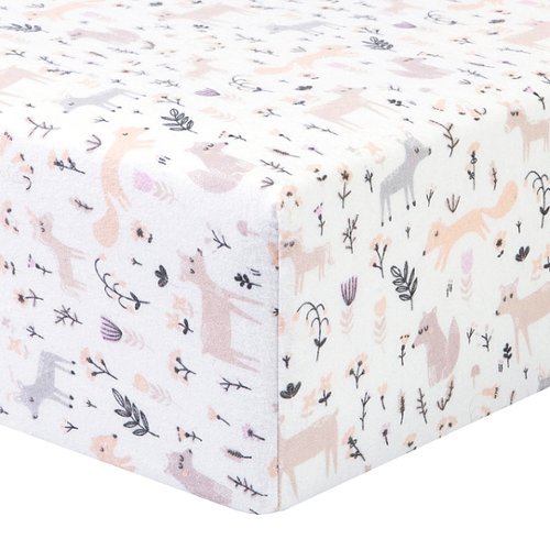 Trend Lab - Flannel Fitted Crib Sheet - Mystical Forest