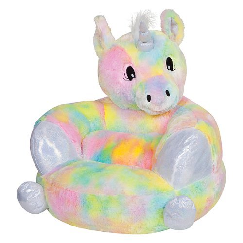 Trend Lab - Toddler Plush Rainbow Unicorn Character Chair - Multi