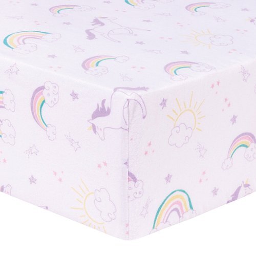 

Trend Lab - Unicorn Rainbow Deluxe Fitted Crib Sheet