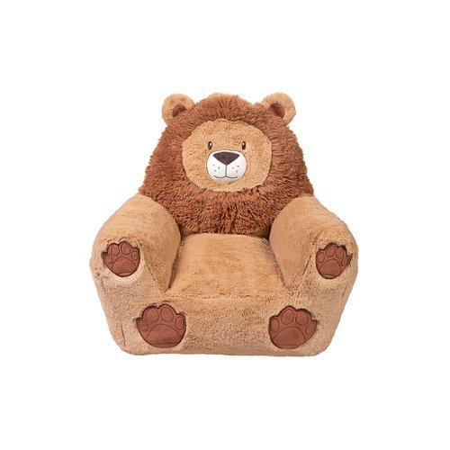 Toddler Plush Lion Character Chair by Cuddo Buddies - Orange