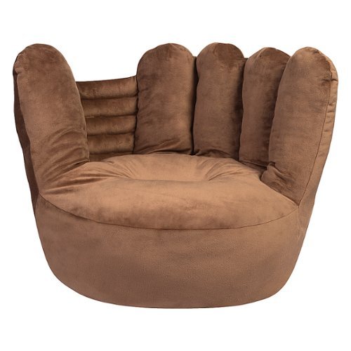 Trend Lab - Toddler Plush Glove Character Chair - Brown