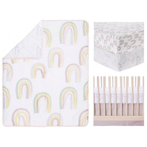 

Trend Lab - Painted Rainbow 4pc Crib Bedding Set