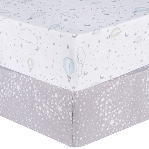 

Sammy & Lou - Starry Dreams 2pk Microfiber Fitted Crib Sheets