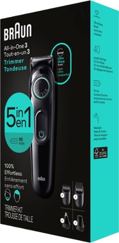 Braun Series 3 3450 All-In-One Style Kit, 5-in-1 Grooming Kit with Beard Trimmer & More - Black WORLDWIDE DELIVERY