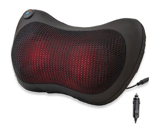 Nuvomed memory foam massaging neck pillow clearance
