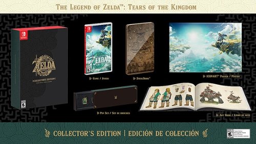 The Legend of Zelda: Tears of the Kingdom Collector's Edition - Nintendo Switch, Nintendo Switch (OLED Model), Nintendo Switch Lite