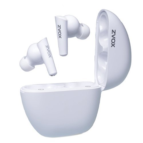 ZVOX - AV30 Bluetooth True Wireless Earbud Headphones with AccuVoice Technology - White